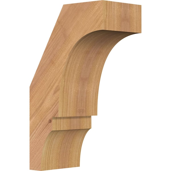 Ekena Millwork 3 1/2"W x 6"D x 10"H Balboa Smooth Knee Brace, Western Red Cedar BRC04X06X10BOA00SWR - main